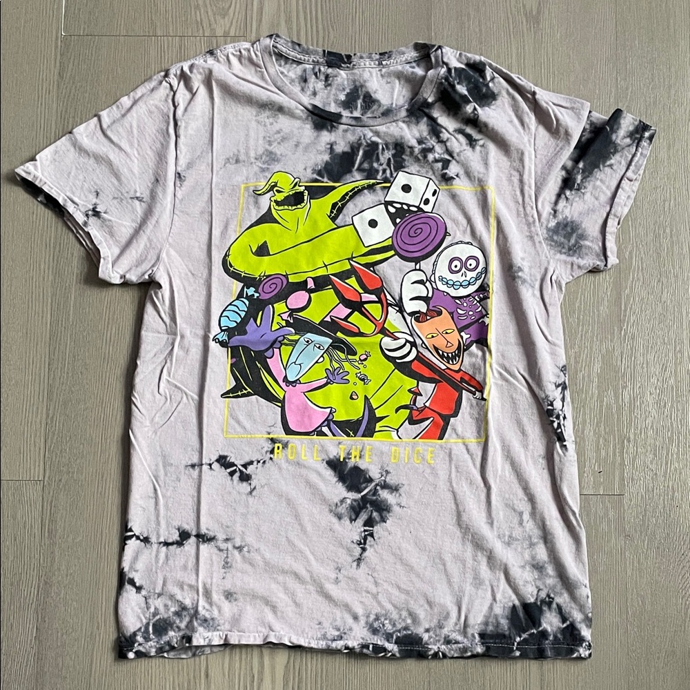 The nightmare before Christmas Tim Burton Tye dye t shirt